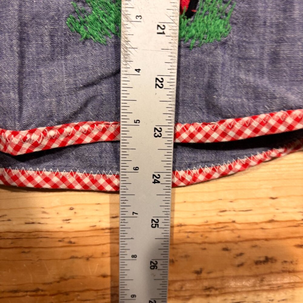 Vintage 70s Montgomery Ward Shirt Womens Medium Chain Stitched Mushrooms - Picture 11 of 15